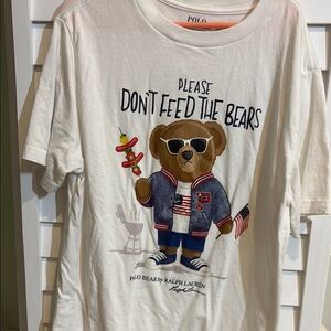 Ralph Lauren Blue and White Short Sleeve Tees